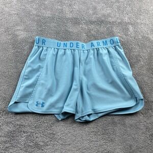 Under Armour Heatgear Loose Shorts‎ Womens Medium Light Blue